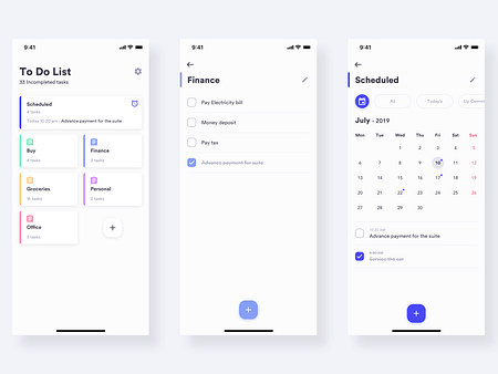 Daily UI Challenge #042 - To Do Notes by 🌀Udara🌀 on Dribbble