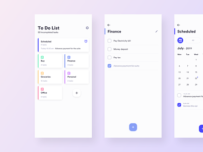Daily UI Challenge #042 - To Do Notes app daily ui challange mobile todo app ui ux
