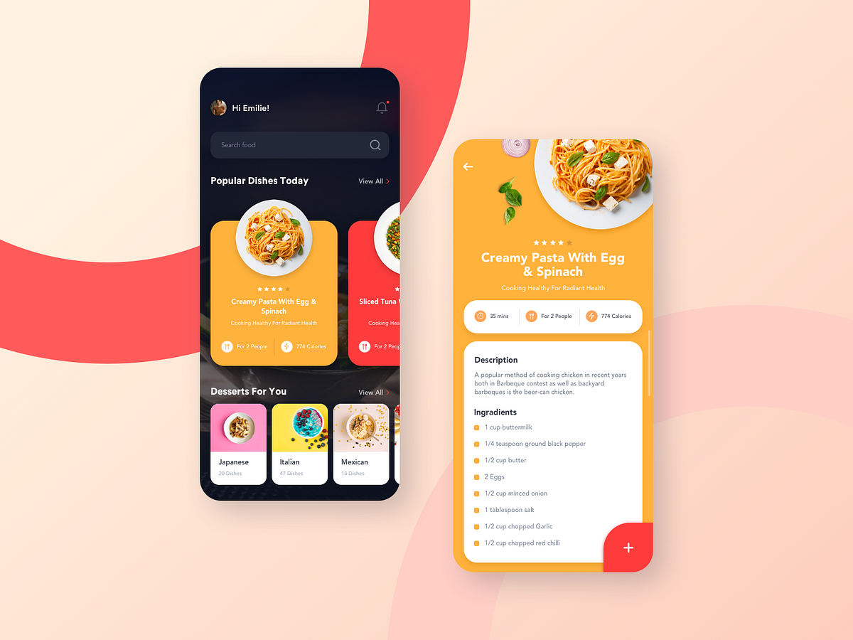 Daily UI Challenge #043 - Food Menu by 🌀Udara🌀 on Dribbble