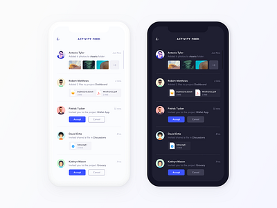 Daily UI Challenge #047 - Activity feed