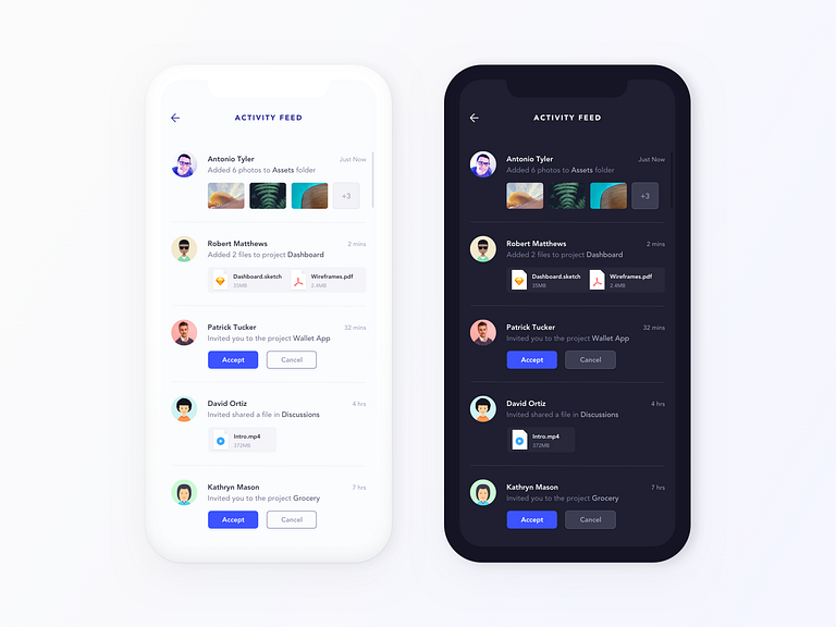 Daily Ui Challenge #047 - Activity Feed By 🌀udara🌀 On Dribbble