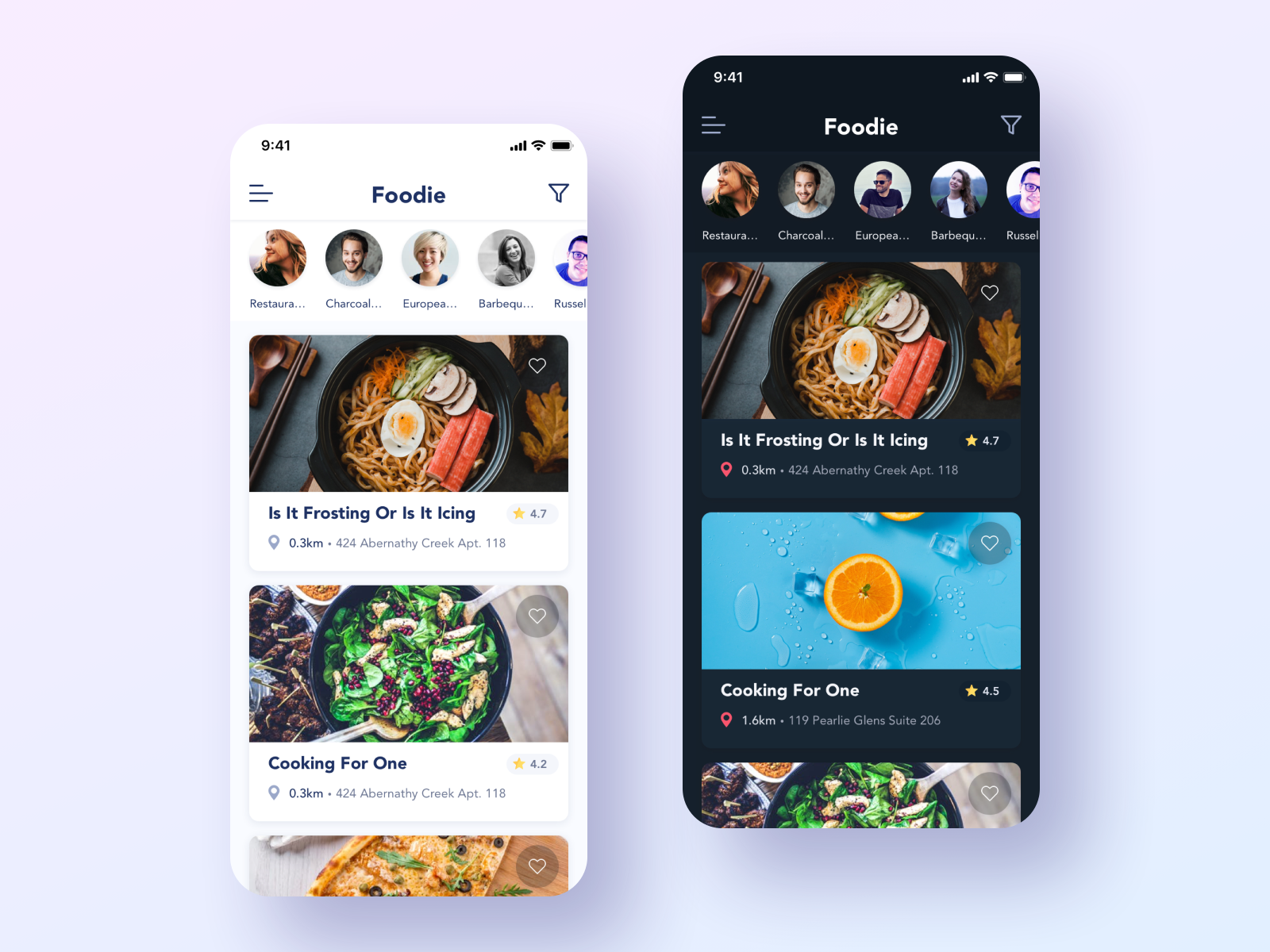 foodie app for andriod