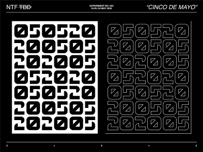 New Typeface Experiment N°004 font layout lettering numbers numerals poster poster design type design type face typedesign typeface typography