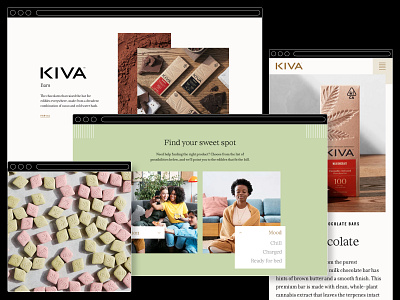 Kiva Confections - Website branding cannabis design interaction design interactive ui ux webdesign website website design