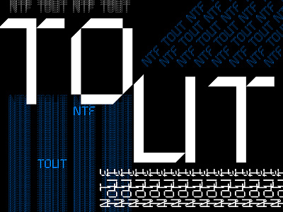 NTF Tout - Typeface allcaps angles brutalist designing type download download free font free lettering noble type foundry sans serif sans serif typedesign typeface typography uppercase