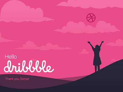 Hello, Dribble! debut dribbble first hello knubisoft