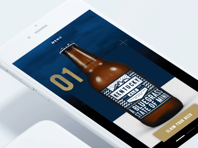Daily Ui - Kentucky Ale animation app application beer iphone kentucky ale mobile slider ui video