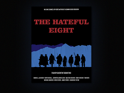 The Hateful Eight poster film graphic design illustration movie poster the hateful eight