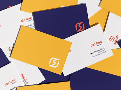Bussines card for Splash branding bussines card design graphic design identity logo powerbank splash