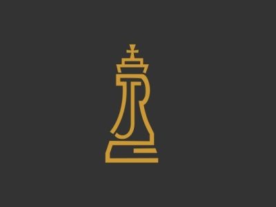 JR king branding chess logo company company branding crown flat icon illustration industrial initial letter logo king logo letter logo minimal modern logo monogram monogram letter mark simple design vector web