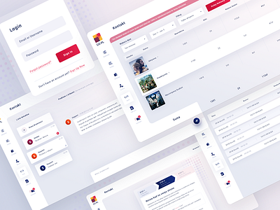 GO.pl adobe photoshop chat dashboard design landing light list login material navigation navigation bar steps table ui ux web web design webdesign website website design