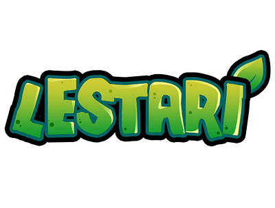 lestari logo colorful cover design green logo logo design