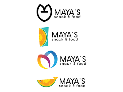 logo maya's snack and food