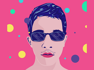 vector pop art creative man pink popart popular popular design vector vector illustration vectorart