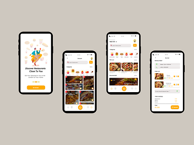 Restorant app design ui ux