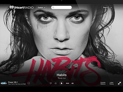 "Full" Steam Ahead iheartradio music streaming web web design