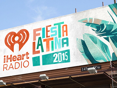 iHeartRadio Fiesta Latina Logo Concept