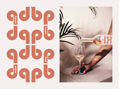Quadr boutle branding design graphic design pattern product design wine