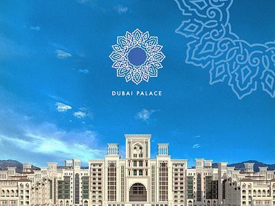 DUBAI PALACE dubai graphics hotel illustration logo logotype painter product ux ui