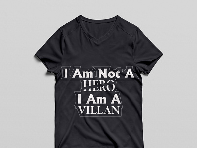 '' I Am Not A Hero '' - tshirt Design