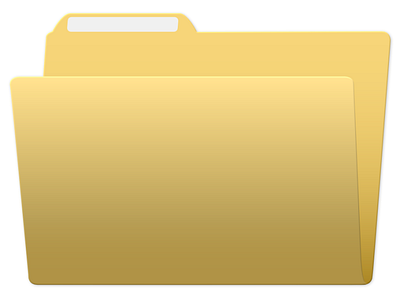 folder icon yellow