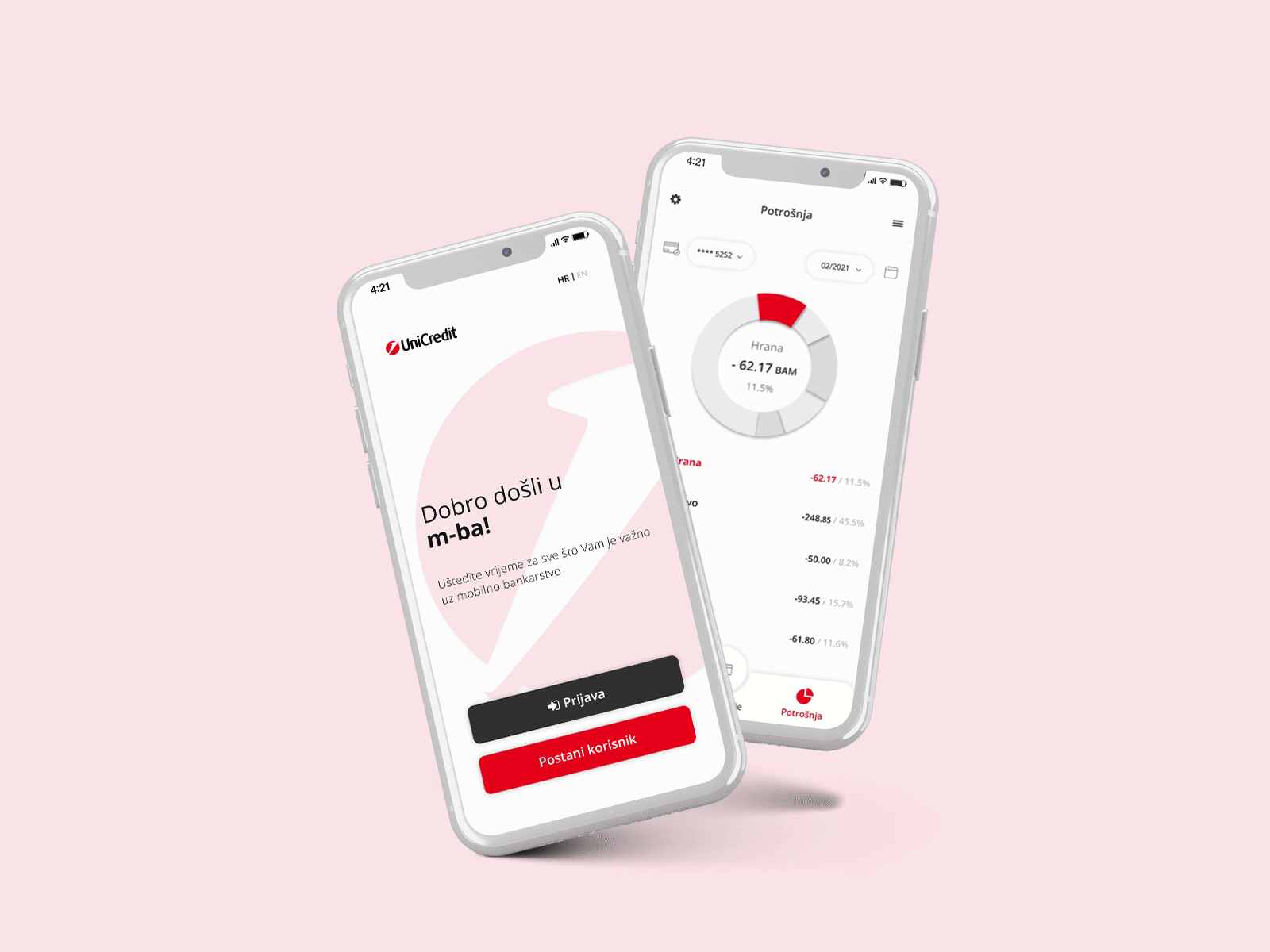 UniCredit Bank App - Redesign app appdesign application bank app banking app bankingapp casestudy finance app financial app ui ux ux ui uxui