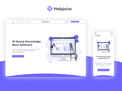 Helpjuice - Landing Page Redesign