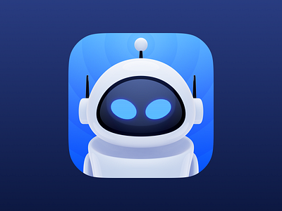 EVE Apollo Icon 3d apollo app app icon blender c4d eve icon ios iphone reddit render robot theme ui walle