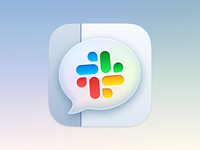Slack Icons app bubble chat icon icons iphone logo macos message replacement icon sketch slack theme ui vector