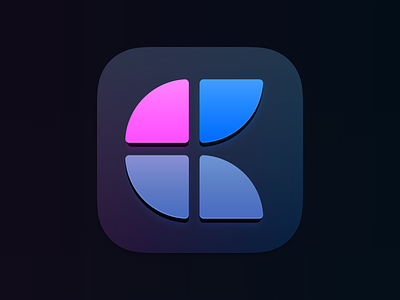 Craft Dark 3d app icon app store big sur branding design icon iphone logo sketch skeuomorphic theme ui vector