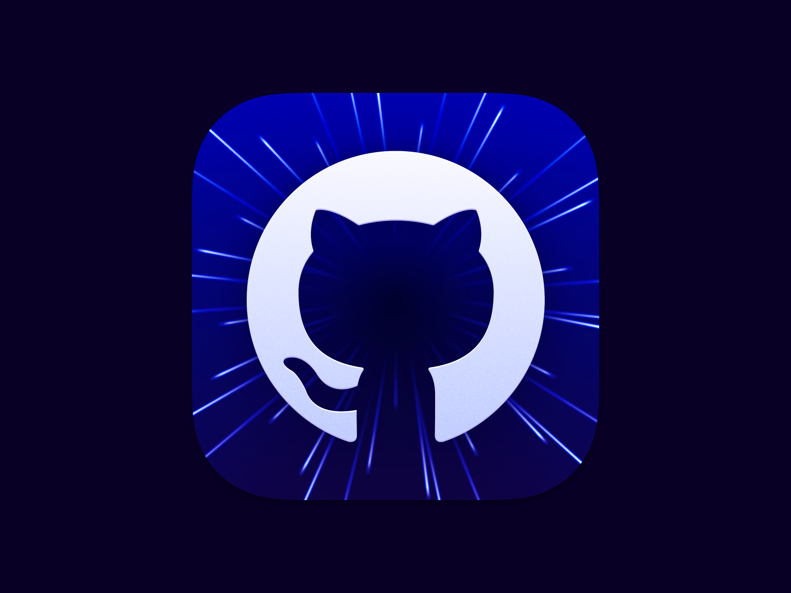 Hyperspace Icon by Gavin Nelson for GitHub on Dribbble