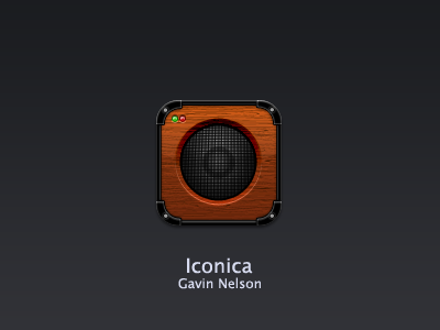 Iconica Speaker icon iconica iphone music speaker theme wood