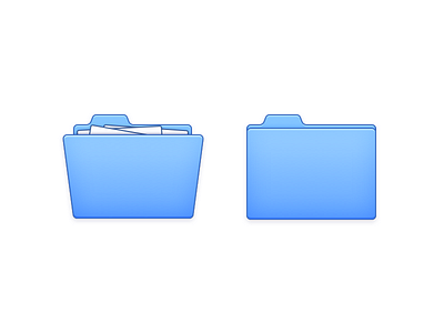 Folders desktop folder folders icon icons mac macos osx replacement vector