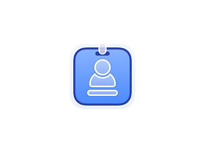 Identity App app app icon badge brand icon id identity ios iphone logo person user