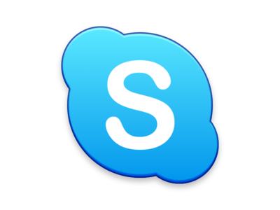 Skype Icon (download) apple download free icon macos messaging microsoft osx replacement skype ui vector
