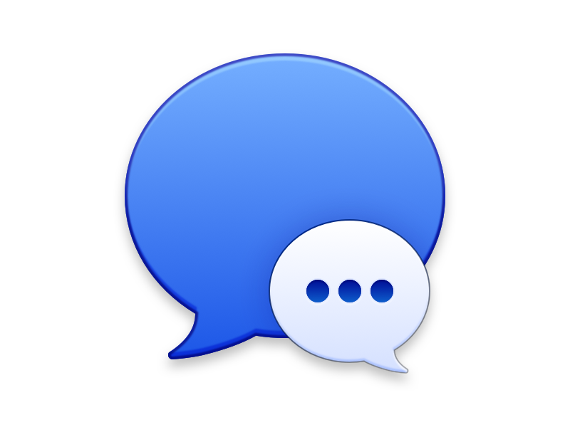 Messages Icon (download) apple chat download free icon icons imessage macos messages osx release ui