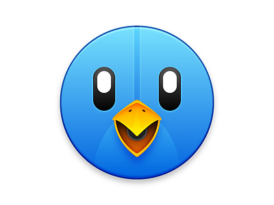 Tweetbot 3 Icon (download) bird download free icon icons macos osx tweetbot twitter ui ux vector