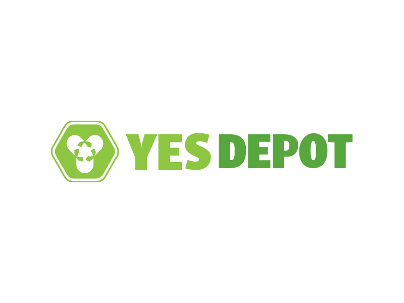 Yes Depot Identity logo recycle reuse plastic waste