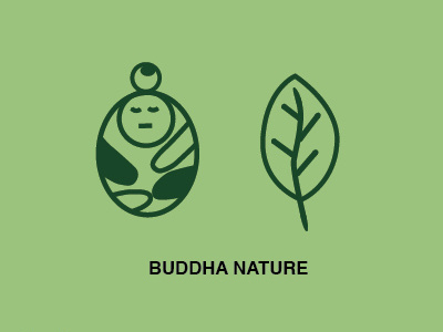 Buddha Nature buddha nature hand drawn vector graphic
