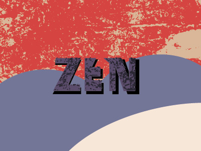 Zen illustration vector graphic zen