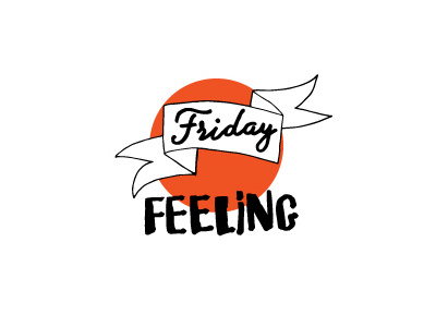 Friday Feeling font friday feeling hand lettering illustration lettering type vector graphic