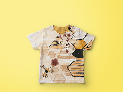 Honey bee T-shirt print