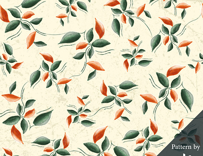 Textile pattern design brush brushes creative fashion fashion desgin flower illustration leaf leaves pattern pattern design textile textile design texture textures