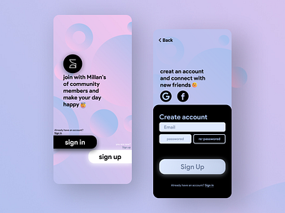 Sign Up : 01 by shan