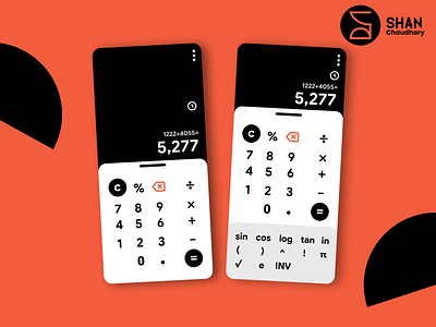 Calculator by shan 2021 design app app design application appmokup calculator color dailyui design figma font graphic design mobile mobile ui mokup ui ui design ux