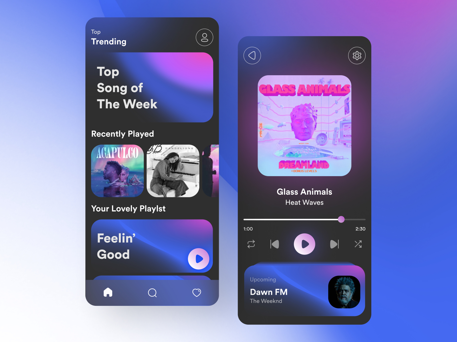 Muse - Music App UI/UX by Shan.design on Dribbble