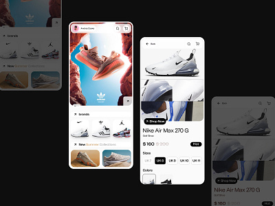 Shoes app UI/UX