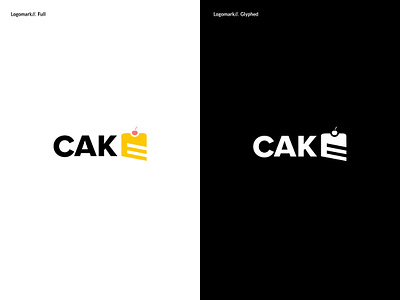 Cake Logo branding cake logo logomark logotype