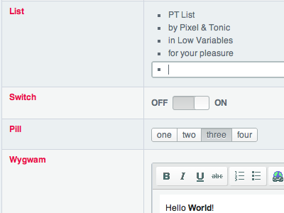 PT Fieldtypes In Low Variables