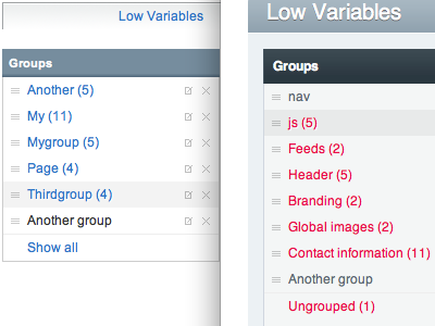 Low Variables In EE1 And EE2